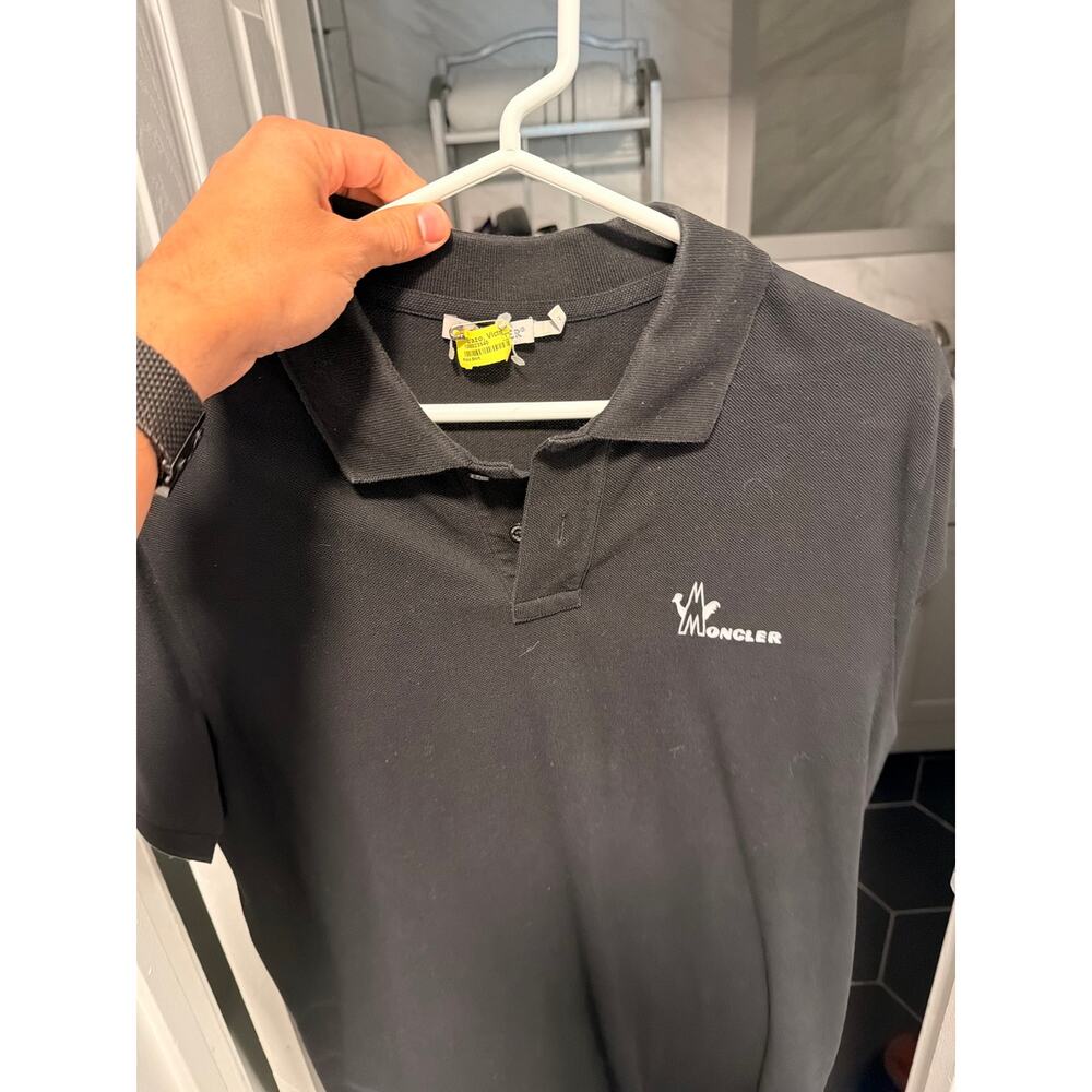 Moncler Black Polo L